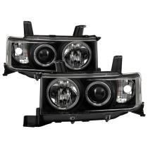 Scion XB 03-07 Strålkastare Projektor - LED Halo - Svarta Spyder Auto